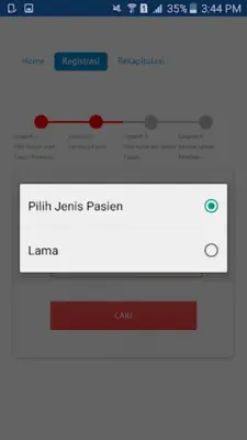 Pendaftaran Online android App screenshot 3