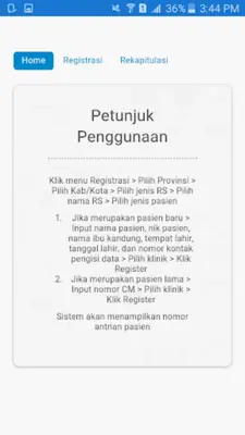 Pendaftaran Online android App screenshot 5